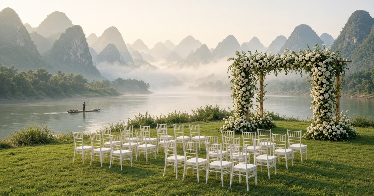 Guilin and Yangshuo Wedding Venues for Couples Coming From Abroad