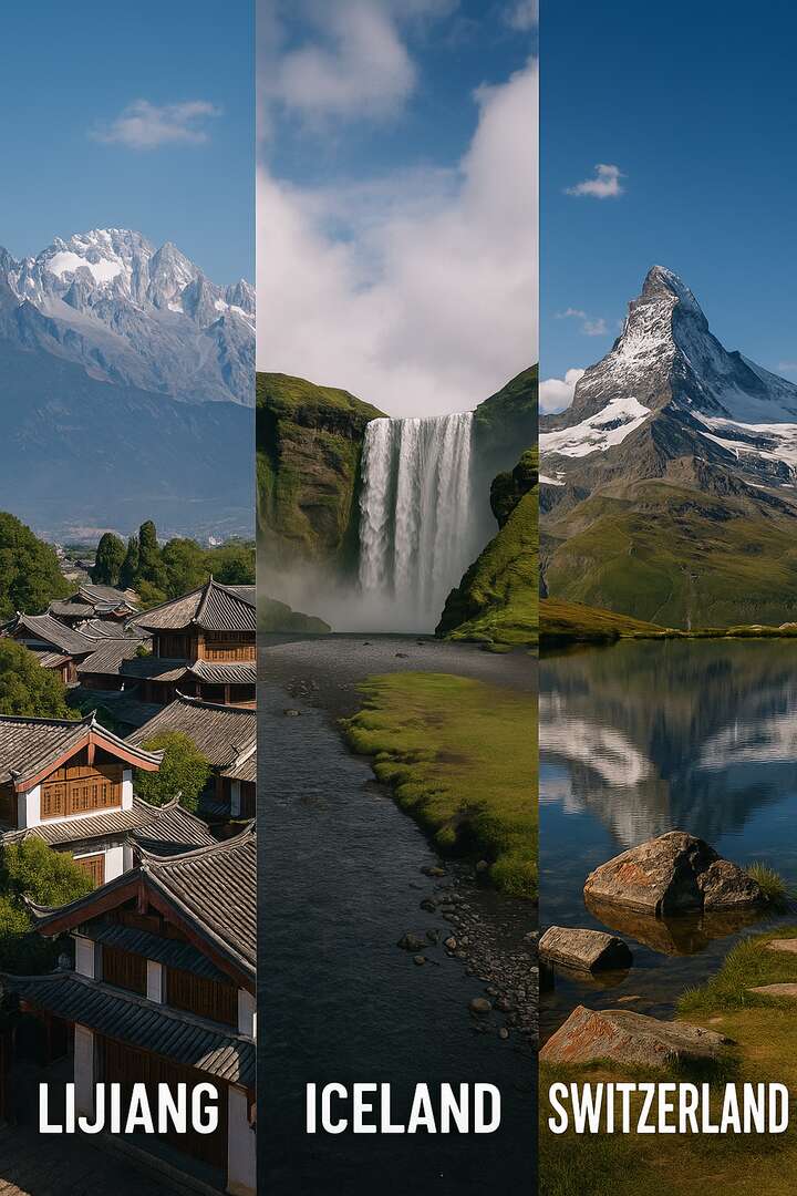 Lijiang vs Iceland vs Switzerland — an adventure-wedding comparison